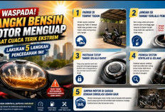 5 Cara Aman Mencegah Tangki Bensin Motor Cepat Menguap Saat Cuaca Terik, Jangan Sepelekan Kebiasaan Parkir