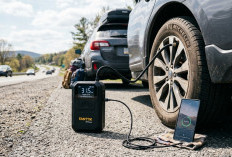 Satu Alat Bisa Isi Ban dan Cas HP Sekaligus? Ini Keunggulan Pompa Ban Portable 22.5W yang Bikin Mudik Aman