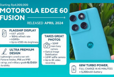 Motorola Edge 60 Fusion, Layar Mewah dan Performa Andal di Harga Menengah