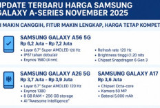 Update Terbaru Harga Samsung Galaxy A-Series November 2025: AI Makin Canggih, Fitur Lengkap, Harga Kompetitif