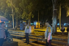 Patroli & Monitoring Takbir Keliling di Malam Lebaran, Polsek Tanjung Batu Jaga Kondusifitas Hari Raya