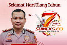 Kabid Humas Polda Sumsel Mengucapkan Selamat Hari Ulang Tahun ke-7 SUMEKS.CO Tahun 2026