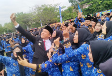 Bupati Ogan Ilir Lantik 1.236 PPPK Tahun Anggaran 2024, Ingatkan Pegawai Tak Cepat Ajukan Pindah