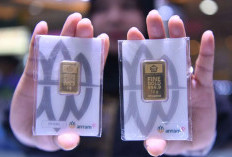 Harga Emas Antam Naik Rp5.000, Tembus Rp2,743 Juta per Gram