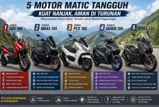 5 Daftar Motor Matic Tangguh untuk Pegunungan: Kuat Nanjak dan Aman di Turunan