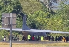 Pesawat Cassa Tergelincir di Runway Bandara Sultan Hasanuddin
