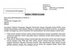 Jangan Sampai Salah! Ini Isi dan Link Unduh Surat Pernyataan 10 Poin PPPK Kemensos 2026