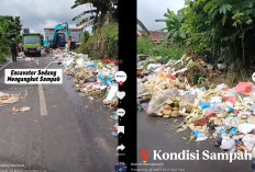 Walikota Prabumulih Kerahkan Excavator Pribadi Angkut Sampah di Pondok Bambu, Problem Sampah 1 Hari Tuntas   