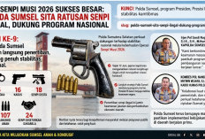 Polda Sumsel Sita Ratusan Senjata Api Ilegal, 16 Tersangka Diamankan dalam Ops Senpi Musi 2026