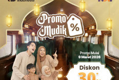 Mudik Lebaran Lebih Hemat, KAI Divre III Palembang Beri Diskon Spesial 30persen untuk KA Sindang Marga