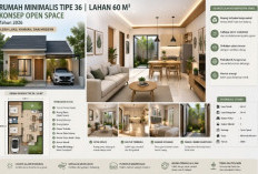 Tren Rumah Minimalis Tipe 36 Tahun 2026: Konsep Open Space Jadi Solusi Hunian Mungil Terasa Luas