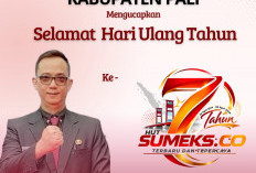 Dinas PU Tata Ruang Kabupaten PALI Mengucapkan Selamat Ulang Tahun Ke-7 SUMEKS.CO Tahun 2026