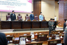 Wagub Cik Ujang Hadiri Paripurna PAW DPRD Sumsel, Ganjar Iman Resmi Dilantik