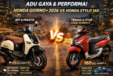 Adu Gaya dan Performa! Honda Giorno+ 2026 Tantang Stylo 160 di Segmen Skutik Retro Modern