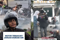 Tips, Haram Hukumnya Sepeda Motor Terbakar Disiram Pakai Air, Ternyata Ini Penyebabnya?