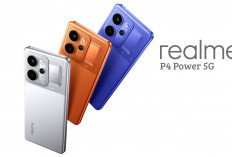 Mengusung desain futuristik, realme P4 Power 5G tampil beda dengan panel belakang transparan yang memperlihatk
