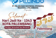 Pelindo regional 2 Palembang mengucapkan Selamat Hari Jadi Kota Palembang  ke 1343