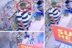 Pria Ini Buron Usai Ambil Alih Kendali Meja Kasir Minimarket di Jakabaring
