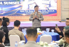 Kapolda, Wakapolda hingga PJU Polda Sumsel Kumpul Bareng Jurnalis, Ini Pesan Rony Samtana
