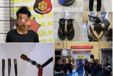 Beraksi di 14 TKP, Pelaku Curat Berusia 19 Tahun Dibekuk Tim Gabungan Polres Ogan Ilir dan Polsek Tanjung Raja