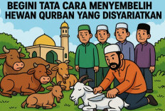 Idul Adha Kian Dekat, Inilah Tata Cara Menyembelih Hewan Qurban Sesuai Syariat Islam