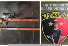 Curi Pedang dan Senapan Angin Milik Mahasiswa, Pemuda Pengangguran di Ogan Ilir Ditangkap Polsek Indralaya