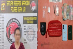 Jadi Pengedar Sabu, Seorang IRT di Kerinjing Diamankan Satres Narkoba Polres Ogan Ilir