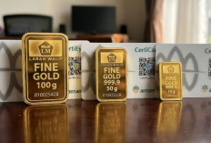 Harga Emas Antam Hari Ini Naik Rp8.000 per Gram, Buyback Melonjak Jadi Rp2.349.000