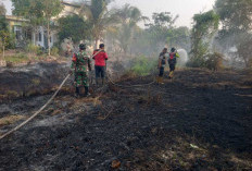 Polres Ogan Ilir Maksimalkan Tim Darat untuk Padamkan Karhutla, 43 Titik Api Berhasil Dijinakkan