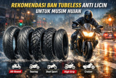 Musim Hujan Tiba, Ini Rekomendasi Ban Tubeless Awet dan Anti Licin untuk Motor Harian