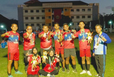 LUAR BIASA! Siswa SMAN 1 Payaraman Ogan Ilir Persembahkan Emas Bola Sundul Fornas NTB 2025 untuk Sumsel