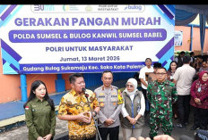 Kapolda Sumsel Pimpin Gerakan Pangan Murah, 135 Ton Beras Disalurkan Kepada Warga Jelang Lebaran
